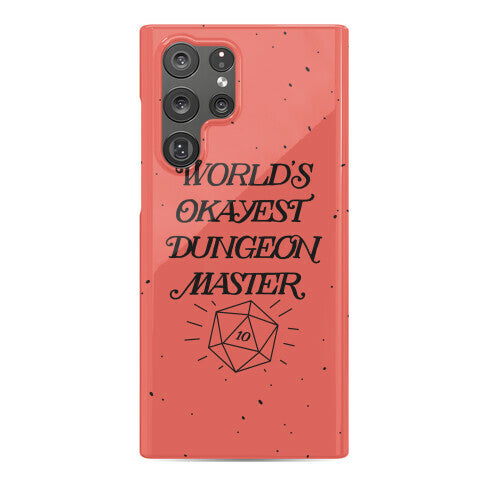 World's Okayest Dungeon Master Phone Case